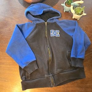 DC Skate Kids Zip Up Hoodie 7 8 Boys Girls Sweater Top